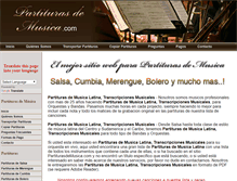 Tablet Screenshot of partiturasdemusica.com